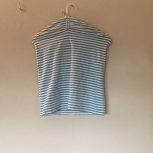 Striped halter top